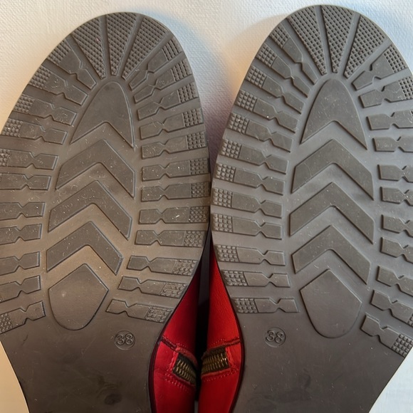 NWOB Miz Mooz Jet Womens Red Leather Zipper Ankle & Booties Boots - Picture 11 of 14